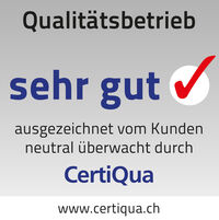 CertiQua Label von Rogger Sanitär-Heizung AG